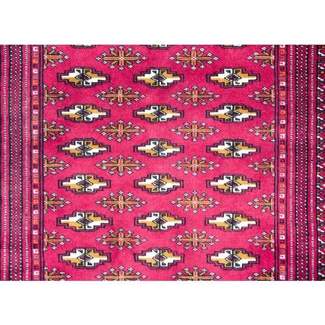 Vintage Persian Turkman Rug For Sale - Image 16 of 16