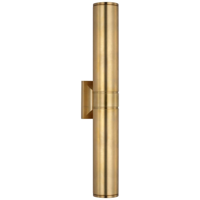 Provo 28" Canister Light in Antique-Burnished Brass Designer: Chapman & Myers Finish: Antique-Burnished Brass Height: 28"...