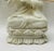 Antique Chinese Hand-Carved Alabaster Seated Buddha Sculpture For Sale - Image 4 of 13