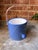 Vintage Mid Century Blue Ice Bucket With Lucite Handle For Sale - Image 4 of 5