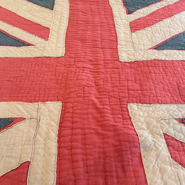 English Restoration Hardware Queen Bedspread. For Sale - Image 3 of 5