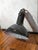 Metal HDK Black Enamel and Black Cast Aluminum Factory Pendant Light from Philips, Holland, 1950s For Sale - Image 7 of 14