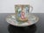 Early 20th century Chinese Export Famille Rose Medallion porcelain demitasse cup and saucer set. Delicate porcelain...