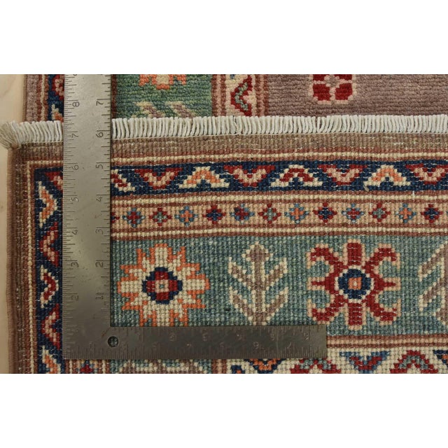 Kazak Runner 2’7” X 9’9” Brown Wool Tribal Hand-Knotted Oriental Rug For Sale - Image 13 of 13