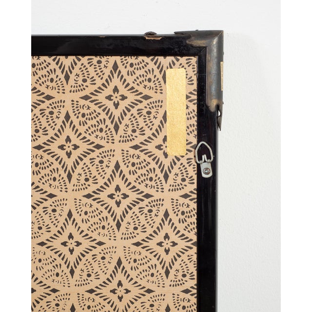 Japanese Taisho Two-Panel Landscape Screen Traveler Waystation For Sale - Image 17 of 18