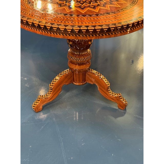 Mid Century Italian Sorrento Occasional Table For Sale - Image 4 of 6