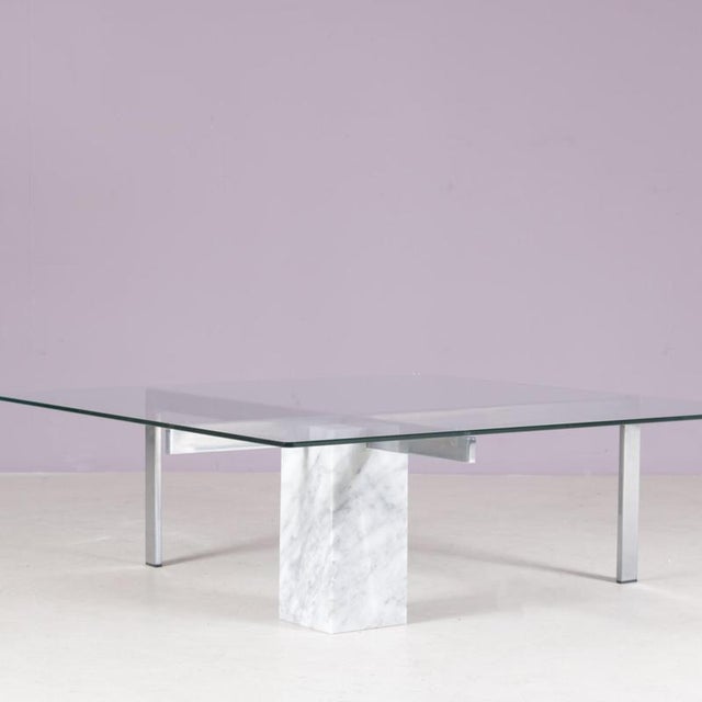 White Model KW1 Coffee Table by Han Kwint for Metaform, Netherlands, 1980s For Sale - Image 8 of 10