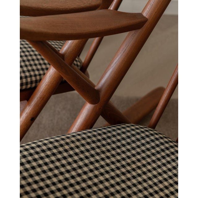 Vintage Danish Teak Model 182 Rocking Chair by Frank Reenskaug for Bramin, 1950s For Sale - Image 9 of 18