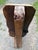 Vintage Primitive Live Edge Slab Stargazer Viking Chair (47x12) For Sale - Image 11 of 18