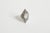 Art Deco Vintage Art Deco Sterling Silver Blue Topaz and Marquisette Ring, Size 8 For Sale - Image 3 of 7