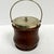 Antique English Oak Biscuit Barrel with Silver Trim For Sale - Image 9 of 10