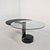 Extendable Round Glass Table Moon attributed to Mario Mazzer for Zanette, 1980s For Sale - Image 9 of 18