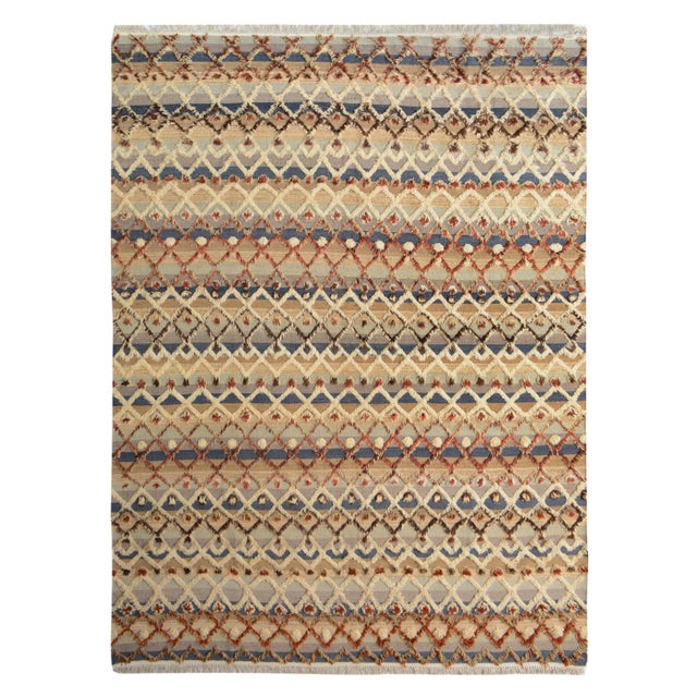 Moroccan High and Low Arya Newton Gray & Ivory Wool Rug 8'3" X 10'6