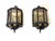 Louis XV Bronze Brass Wall Lanterns in Faceted Glass, Germany, 1970s, Set of 2 For Sale - Image 11 of 18