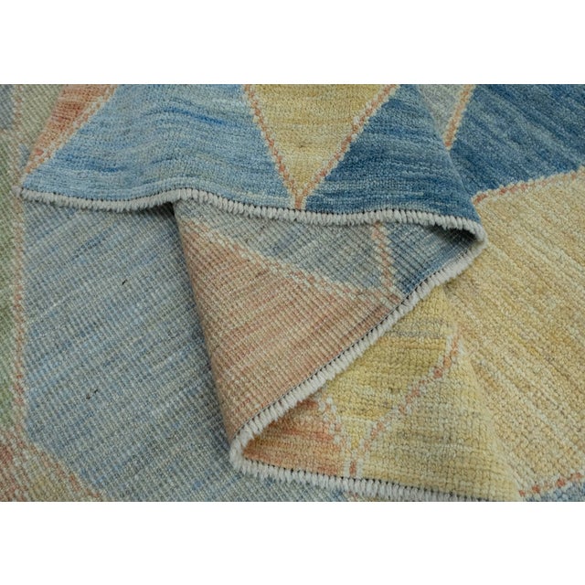 Textile Turkish Oushak Rug 9'3" x 12'5" #18629 For Sale - Image 7 of 8