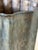 An exceptional mid-century Italian hammered brass jardiniere or umbrella stand designed by Egidio Casagrande for...