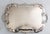 Large Antique English Silver Plate Rectangular Footed Serving Tray With Handles For Sale - Image 11 of 13