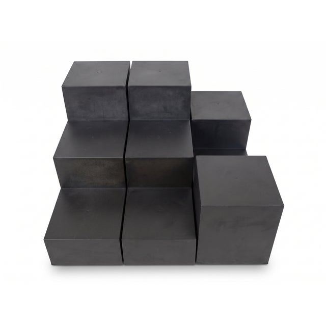 1970s 1970s Mario Bellini "Gli Scacchi" Table Elements for B & B Italia (Set of 3) For Sale - Image 5 of 5