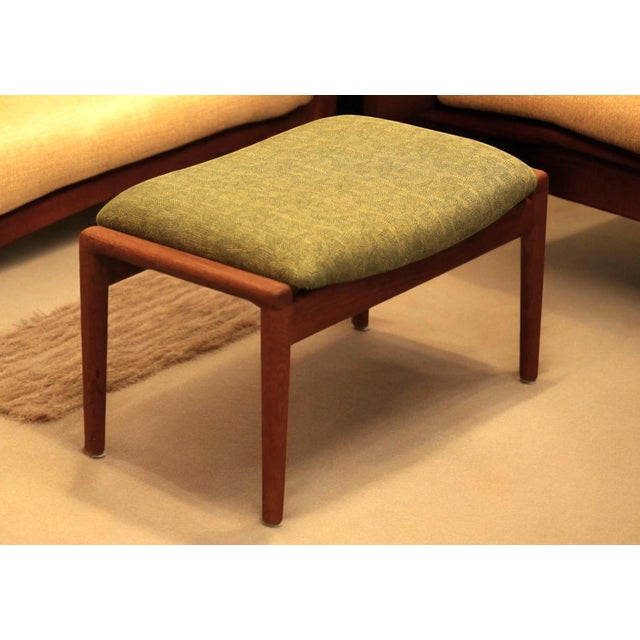 Teak Stool with Adjustable Seat., 1960s For Sale - Image 9 of 11