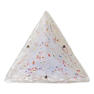 Modern Murano Glass Pyramid Lamp from La Murrina, Italy, 1980s For Sale