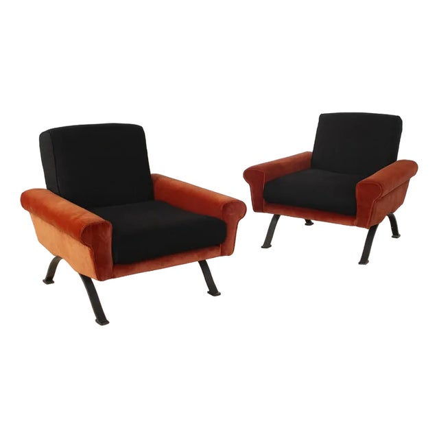 Set of Armchairs by Sergio Saporiti for Saporiti Besnate Italia Brothers, 1960s For Sale