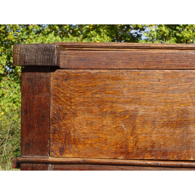 French Glove Makers Table in Oak For Sale - Image 14 of 18