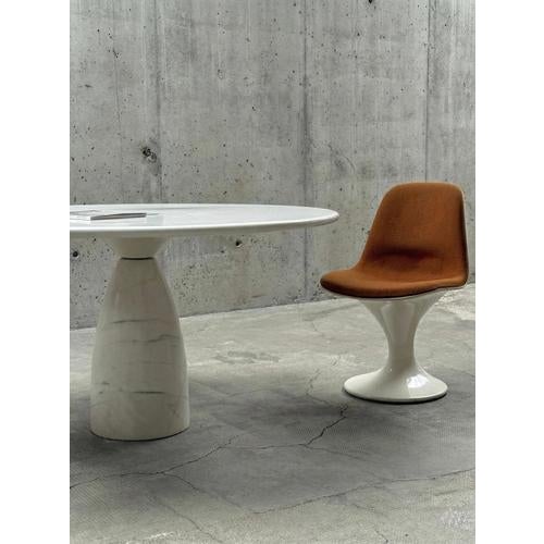 Round Finale 1790 Dining Table in Marble by Peter Draenert, Germany, 1970s For Sale - Image 4 of 8