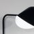 Mid-Century Modern Black Anthony Wall Lamp by Serge Mouille For Sale - Image 3 of 9