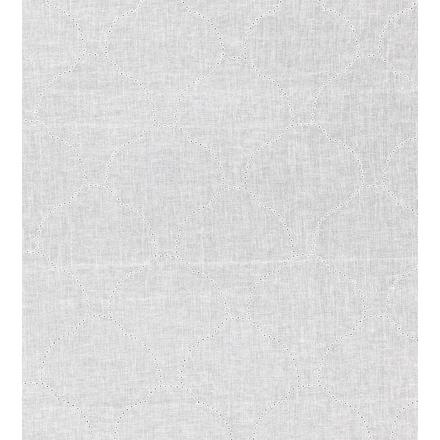 Traditional Sample - The House of Scalamandré Coquille Sheer Fabric, Ivory For Sale - Image 3 of 3
