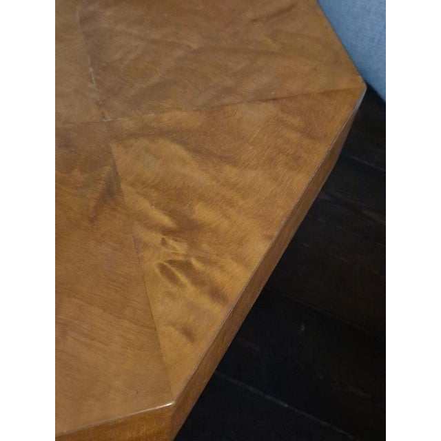 Finnish Modern Art Deco Octagonal 2-Tier Coffee Table, 1930s For Sale - Image 9 of 11