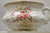Antique W.H. Tatler Porcelain Pink Rose Flower Victorian Bath Wash Basin - 4 Pc Set For Sale - Image 11 of 12