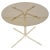 Metal and Glass Round Dining Table, 1970s For Sale - Image 12 of 12