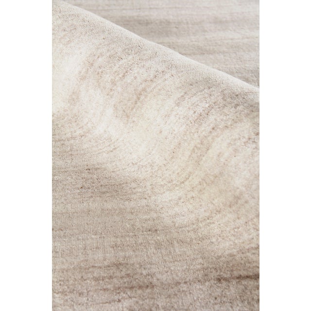 Exquisite Rugs Creil Hand loom Bamboo/Silk Brown Rug-12'x15' For Sale - Image 4 of 9