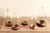 Wood French Handblown Glass Bell Jar Display with Wooden Stand Marking Arc De Triomphe, Paris, Set of 5 For Sale - Image 7 of 10