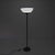 Aminta floor lamp for Artemide, designed by Emma Gismondi Schweinberger. Chromed brass luminator frame (light signs of...
