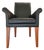 Paramount Chair in Black Leather by Philippe Starck for Driade, 1989 For Sale