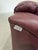 Animal Skin Vintage Post Modern Danish Leather 3 Seat Sofa For Sale - Image 7 of 9