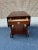 Late 20th Century Baker Furniture Vintage Federal Style Inlaid Mahogany Drop Leaf Table Tea Bar Cart With Drawer For Sale - Image 5 of 12