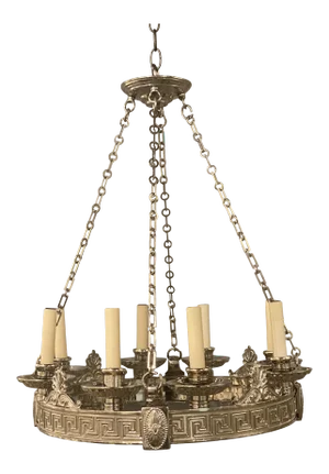 1900 Caldwell Neoclassic 8 Lights Chandelier