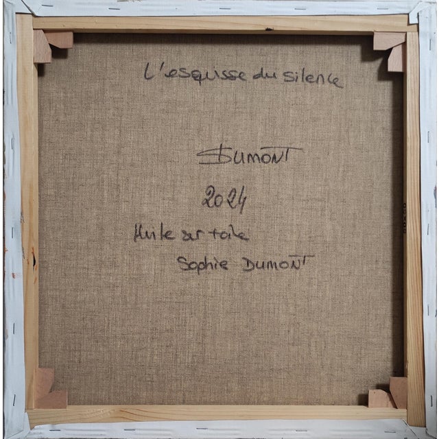 l'Esquisse Du Silence, Abstract Landscape, Contemporary, Framed by Sophie Dumont For Sale - Image 4 of 8