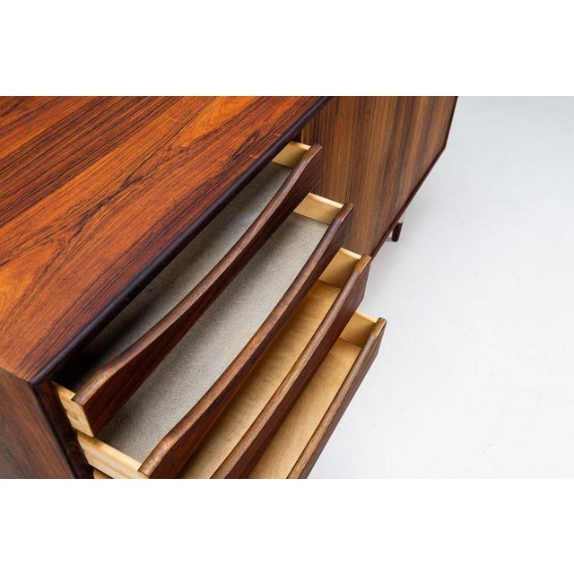 Rosewood Sideboard with Metal Legs, Denmark, 1960 For Sale - Image 14 of 18