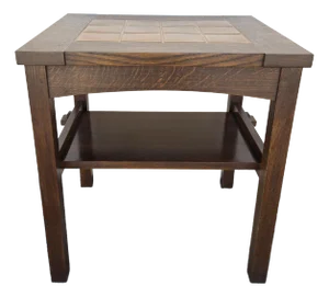 Stickley Mission Canyon Copper Tile Top End Table
