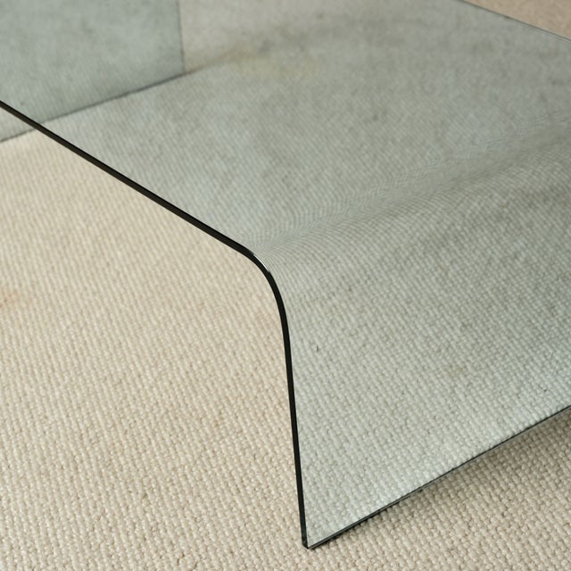1950s Italian Glass Coffee Table by Pietro Chiesa for Fontana Arte For Sale - Image 4 of 4