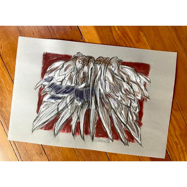 Abstract Original Charcoal Drawing, Transition by Kathleen Ney For Sale - Image 3 of 4