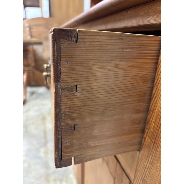 19th Century English Pine Dresser Hutch For Sale In Naples, FL - Image 6 of 9