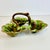 Mid 20th Century Vintage Americana Folk Art Majolica Faux Bois Leaf and Branch Relish Dish, 3 Sections. For Sale - Image 5 of 11