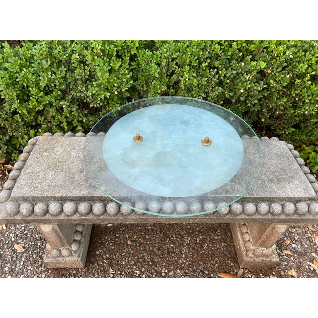 Transparent Pair of 1970s Murano Glass and Brass Sconces by Gino Vistosi For Sale - Image 8 of 12