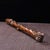 Wood Vintage Chinese Huali Rosewood Back Scratcher | Carved Monkey & Peach Motif For Sale - Image 7 of 8