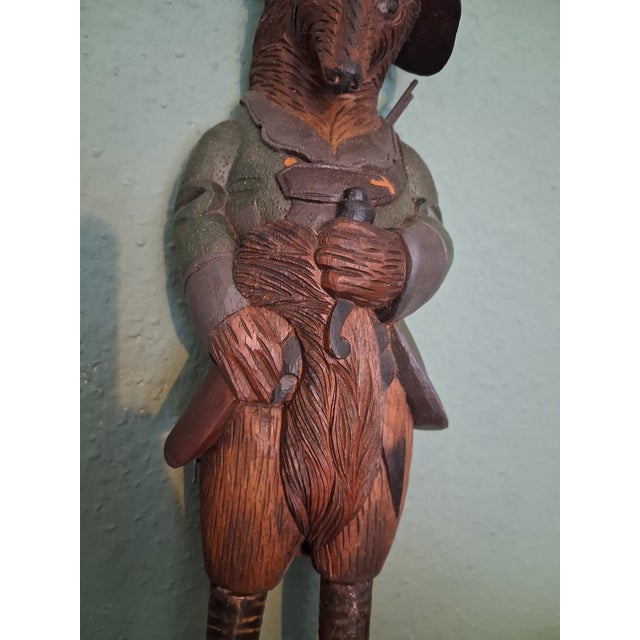 Wall Hunting Black Forest Fox, 1960s For Sale - Image 9 of 11