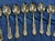 Set of 12 large Mappin and Webb silver-plated spoons, Russell pattern - L=21cm This piece has an attribution mark, I am...